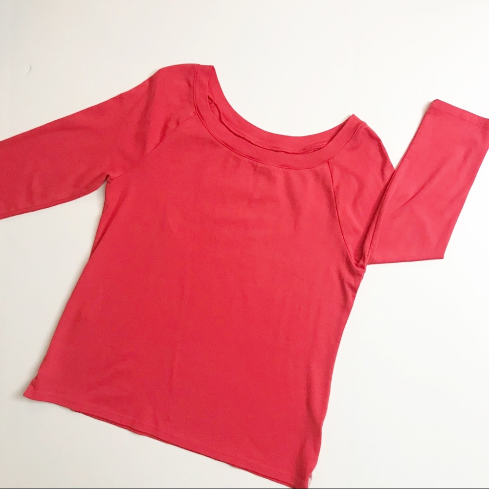 💐Talbots Coral Long Sleeve Tee
